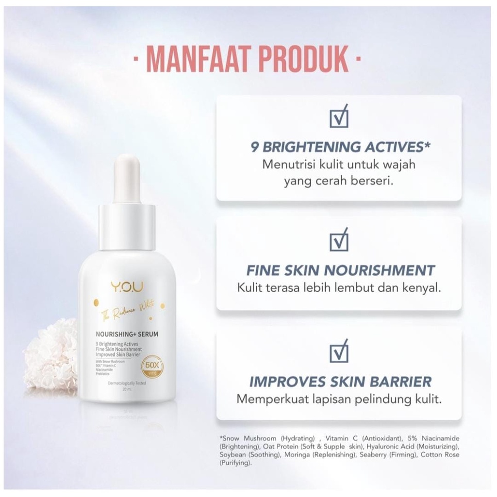 YOU THE RADIANCE WHITE NOURISHING+SERUM