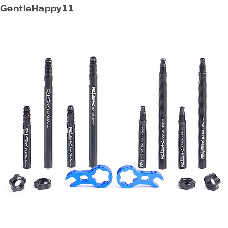 Gentlehappy 2pcs Sepeda Sepeda Ban Dalam Presta Valve Extender Extension Dengan Core Wrench id