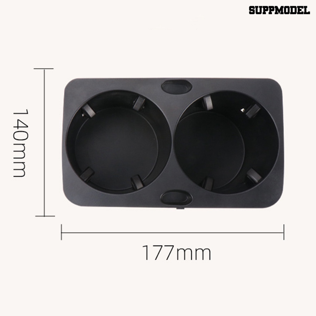 [SM Otomatis] Water Cup Holder Firmly Fix Spring Limiter Simple Instalasi Mudah Dibersihkan Stabil Debris Box ABS Car Armrest Cup Holder Untuk Magotan Model Lama B6/B7