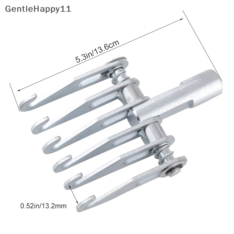 Gentlehappy Car Body 6jari Penyok Reparasi Puller Claw Hook Untuk Alat Palu Slide 16mm Thread id