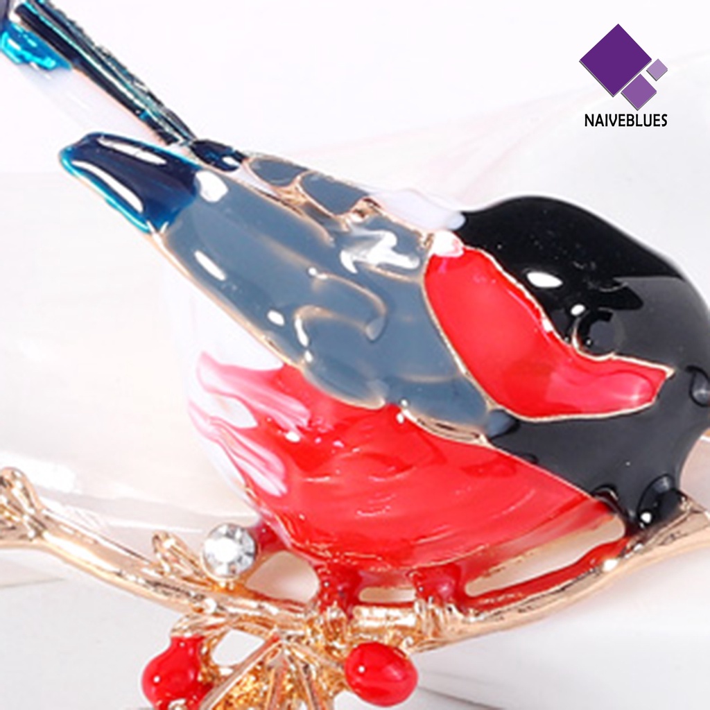 &lt; Naiveblues &gt; Bros Pin Gaya Etnik Paduan Mudah-Cocok Kartun Burung Bros Lencana Untuk