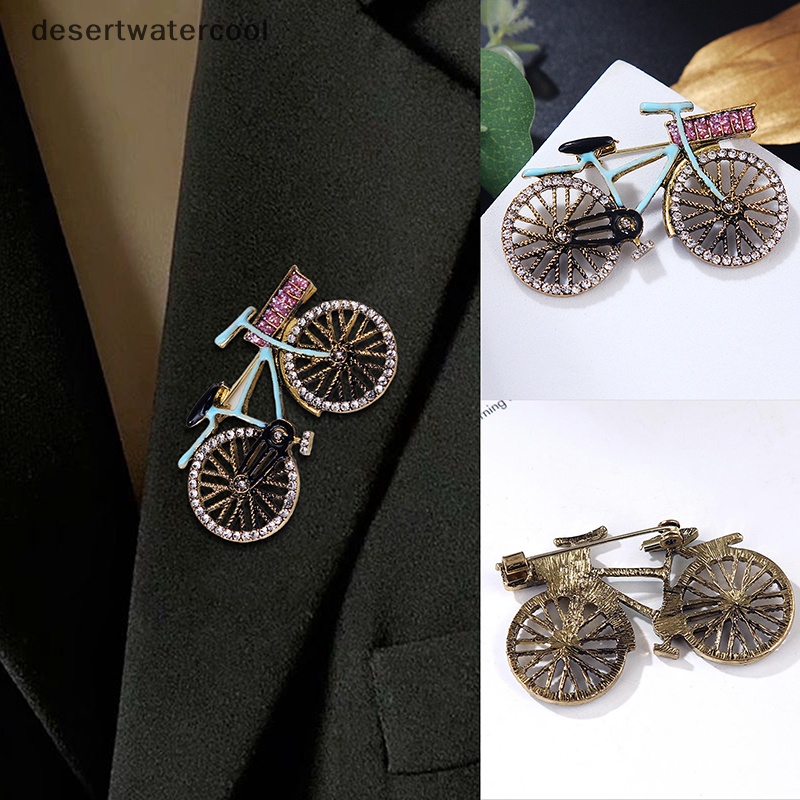 Deid Pin Bros Sepeda Mini Fashionable Retro Untuk Wanita Kostum Perhiasan Decor Hadiah Martijn