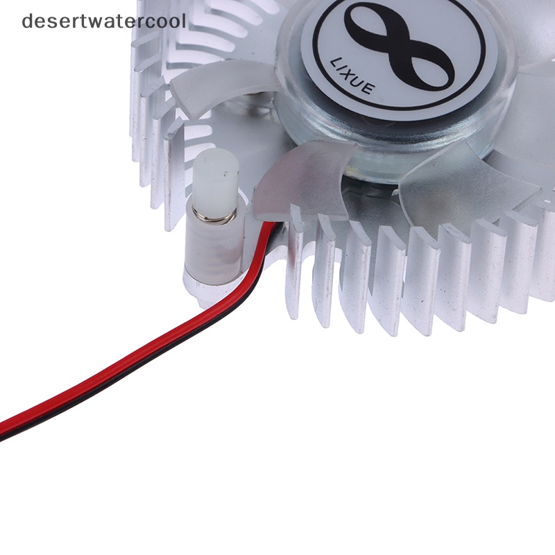 Deid Heatsink Aluminium 55mm Dan Kipas 12V Kombinasi Radiator Bulat Cooler Silent Fan Martijn