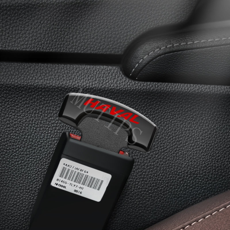 Haval 1/2Pcs Klip Gesper Sabuk Pengaman Pengaman Mobil Metal Hard Plug Alarm Stopper Menghilangkan Suara Untuk H2s H1 2022 2023 H5 H6 Jolion H2 M4 H9