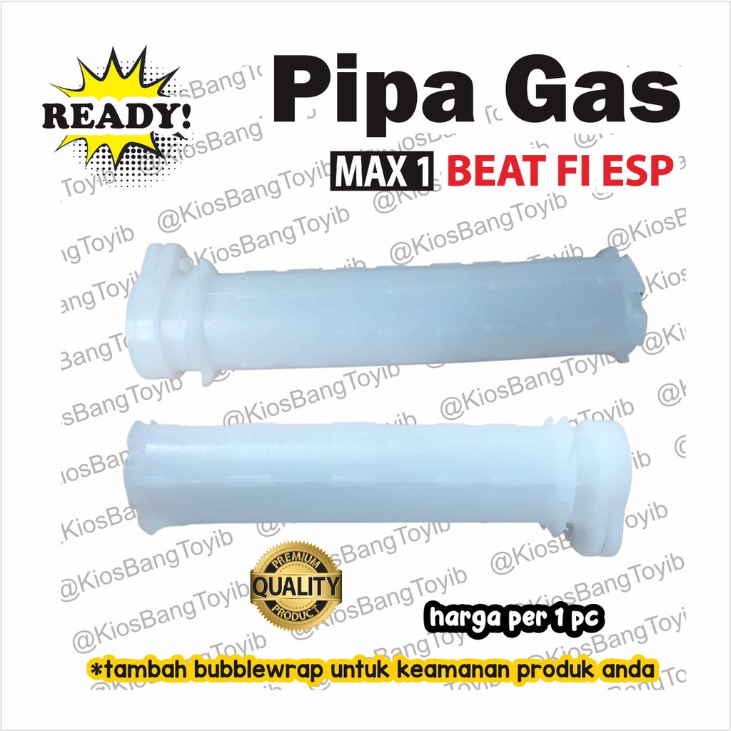 Pipa Gas Only Selongsong Putih Honda BEAT FI (Max1)