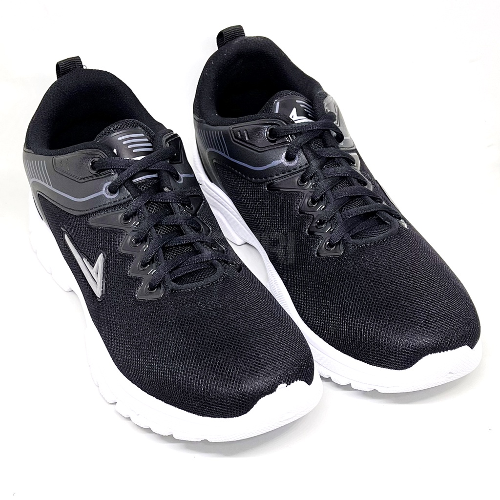 FIURI - PRO ATT - HM 80 HITAM PUTIH 39-43 - Sepatu Kets Pria - Sepatu Sneakers Pria - Sepatu Olahraga Sport Pria - Sepatu Casual - Sepatu Jogging Lari Fitness Gym Senam Pria - Sepatu Cowok - Sepatu Sekolah Bertali SD SMP SMA