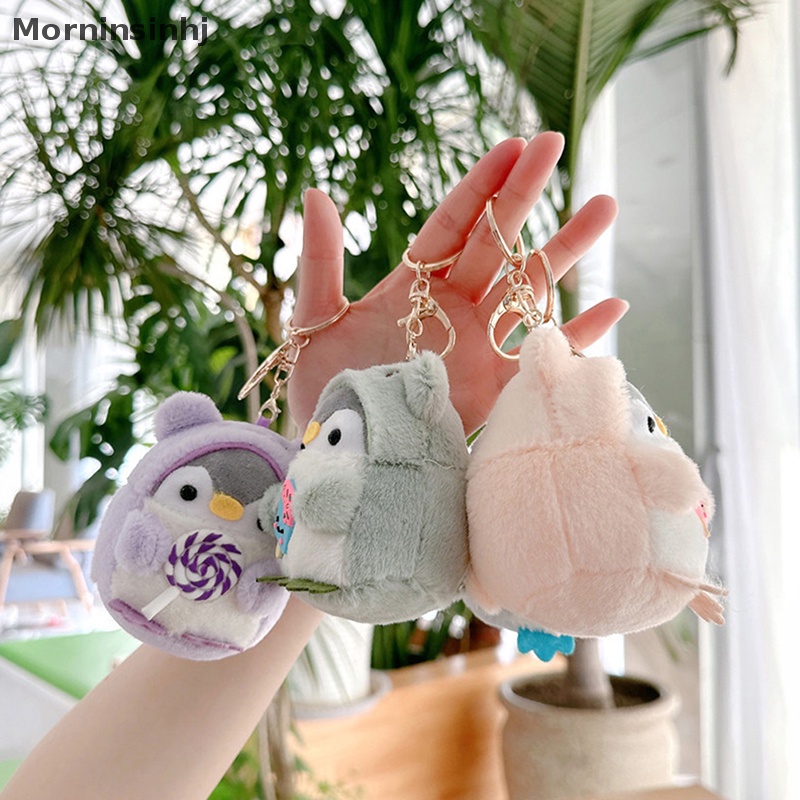 Mornin Baru Kecil Pinguin Plush Gantungan Kunci Lucu Plushie Boneka Mainan Untuk Anak Liontin Gantungan Kunci Wanita Gadis Hadiah Ulang Tahun id