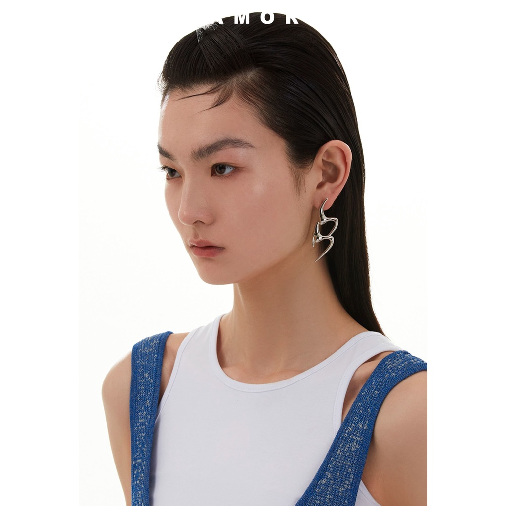 Y2k note shape, Anting Desain Asli, Anting Untuk fashion Wanita