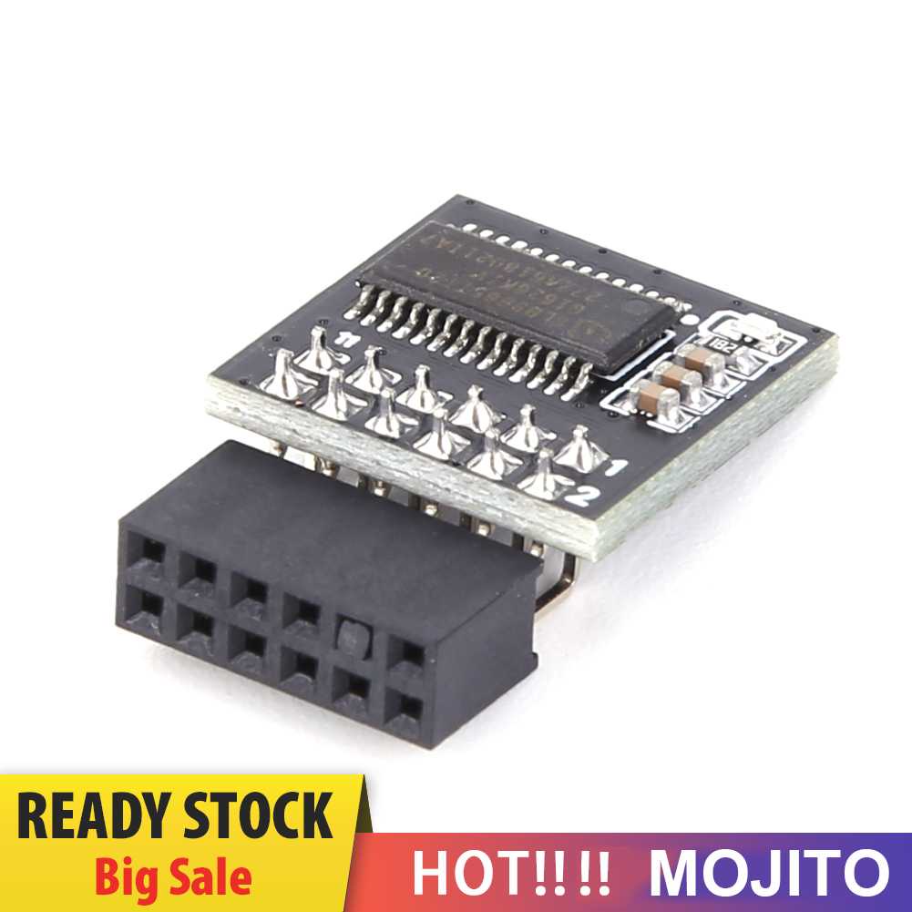 Tpm 2.0-9665 Modul Keamanan Enkripsi Kartu Motherboard 12Pin Untuk Gigabyte