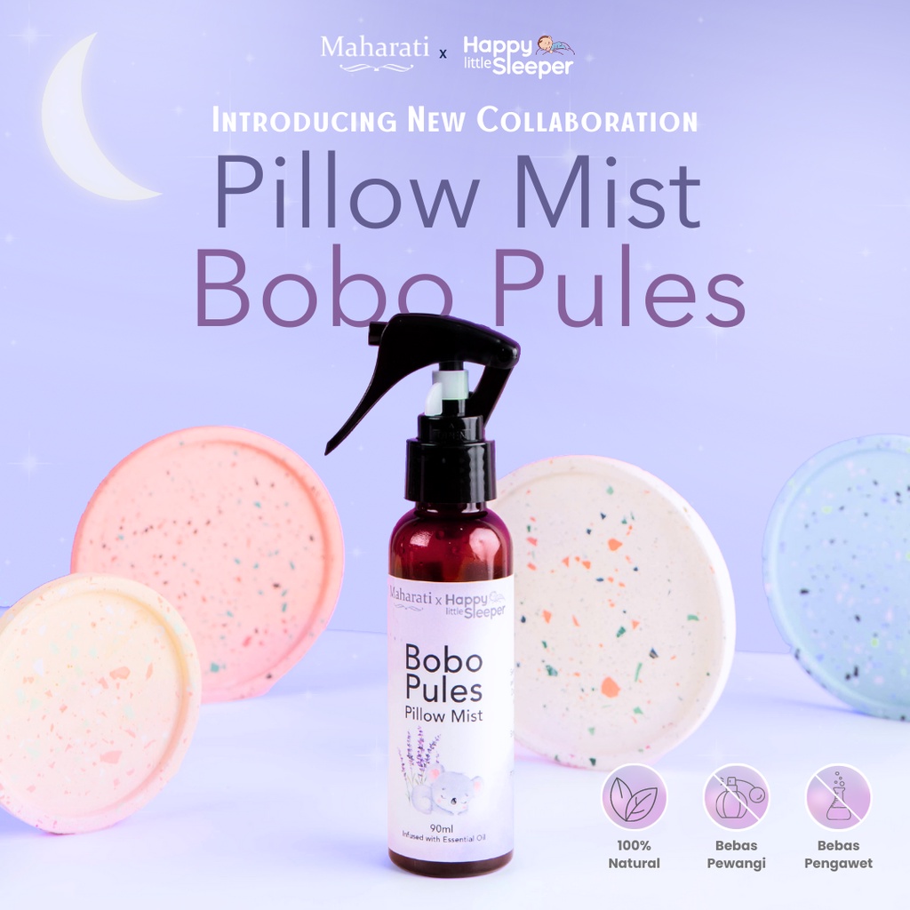 Pillow Mist Linen Spray | Lulla Series | Aromatherapy Deep Sleep Aid Bed Fabric Linen Room Mist Spray by Bobo Pules Maharati