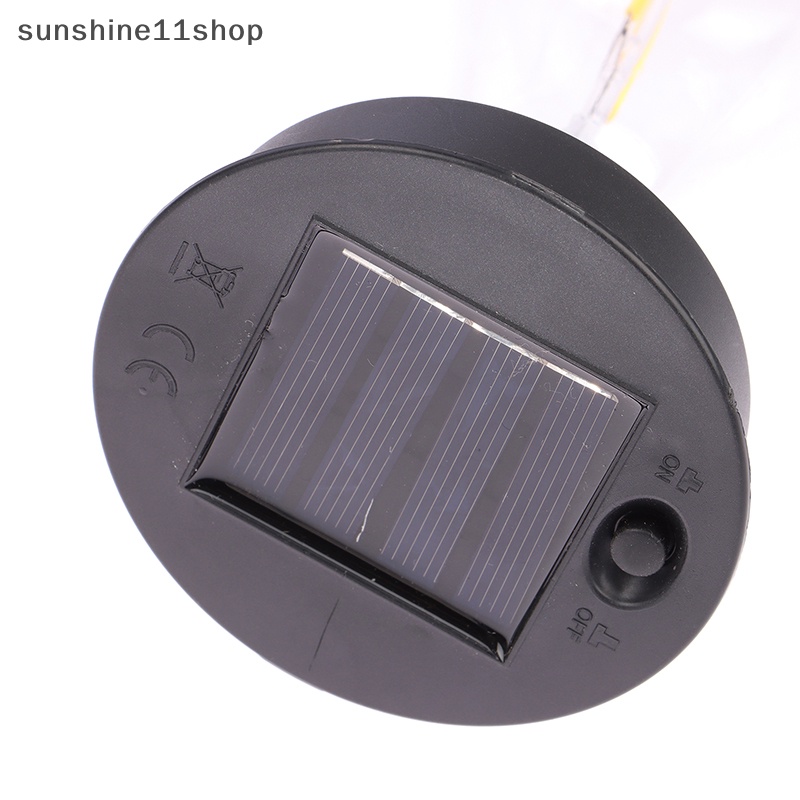 Sho 1pc Lampu Bohlam Tungsten Filament LED Tenaga Surya Lampu Pagar Untuk Outdoor Lamp Bulb N