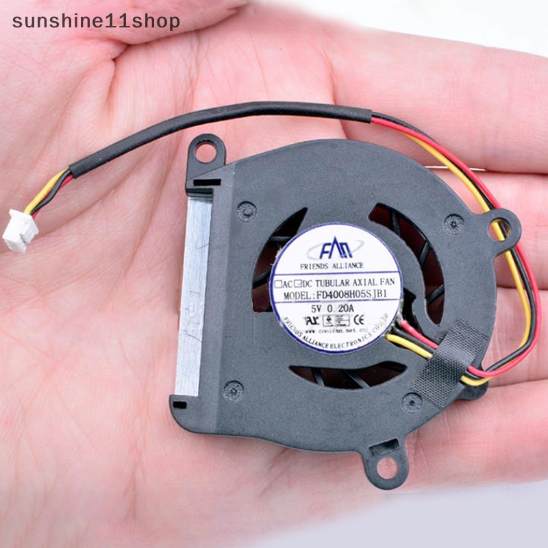 Sho 4cm 2PIN Case Fan Inverter Komputer Cooler CPU Blower DC Pendingin Kipas 5V 0.20A N