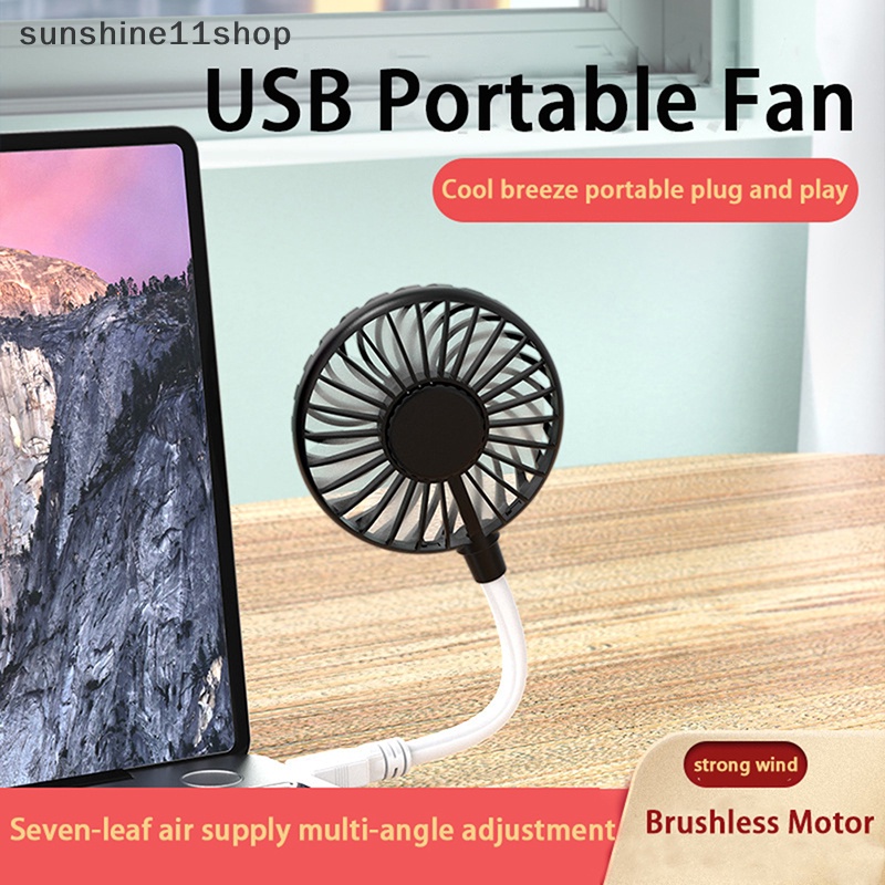 Sho Kipas Angin Kecil Mute Alat Pendingin Kreatif Plug And Play Cooling USB Portable Fan N