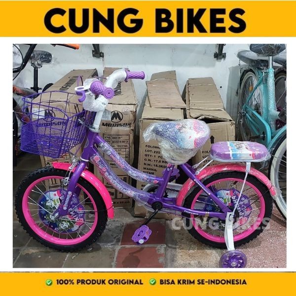 Sepeda Anak Perempuan Phoenix 9818 16 Inch - Ungu