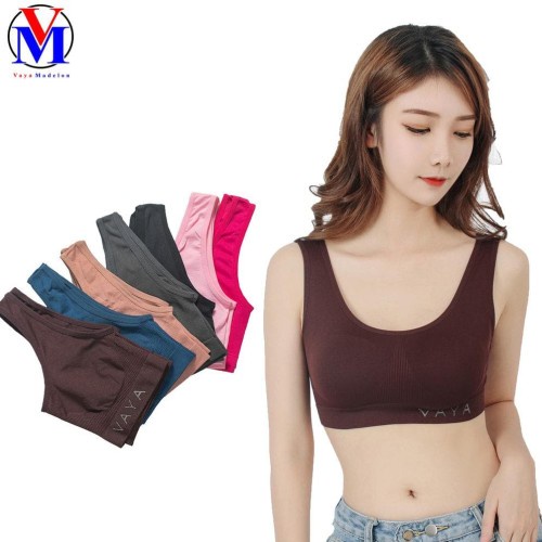 [ Pesta gajian ] 12 Pcs Pakaian dalam Wanita Miniset vaya Terbaru - Vaya Miniset Seamless Type 808 -