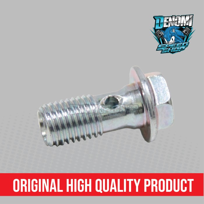 Baut Baud Nepel Selang Rem Suzuki Satria 2 Tak Hiu Lumba Fu GSX 150 Shogun Original SGP