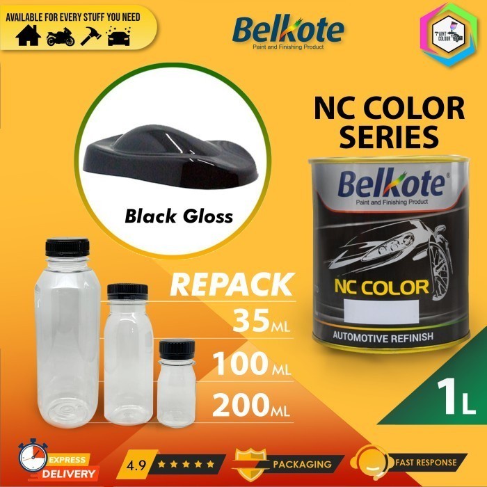 Cat Duco Belkote NC Colour Automotive Refinish - Black Gloss