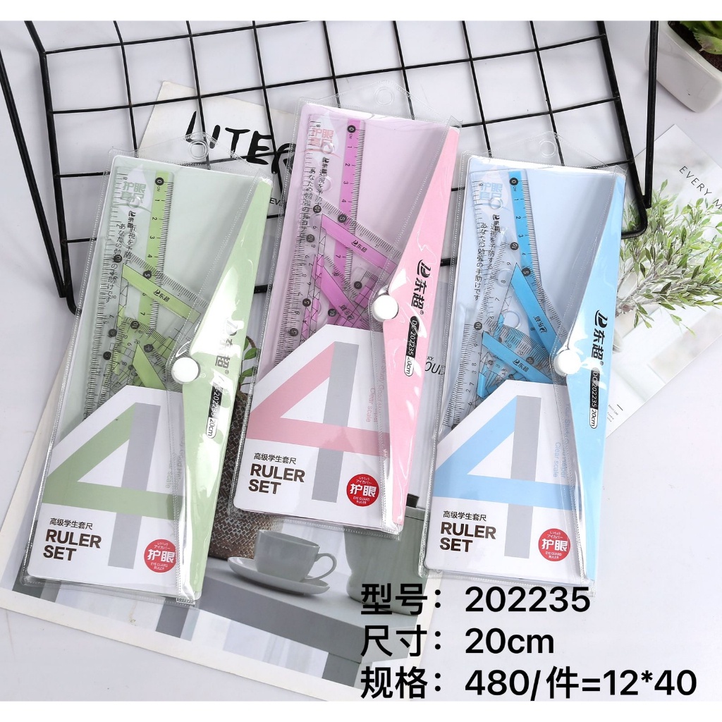 

Apazada Penggaris / Penggaris Set Busur Derajat , Siku , Segitiga / Penggaris Sekolah / Penggaris Ruler Murah