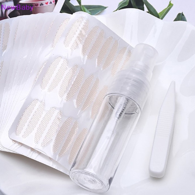 Newbaby 120pcs Natural Eye-Lift Mesh-Lace Invisible Stiker Kelopak Mata Dua Lipat ID