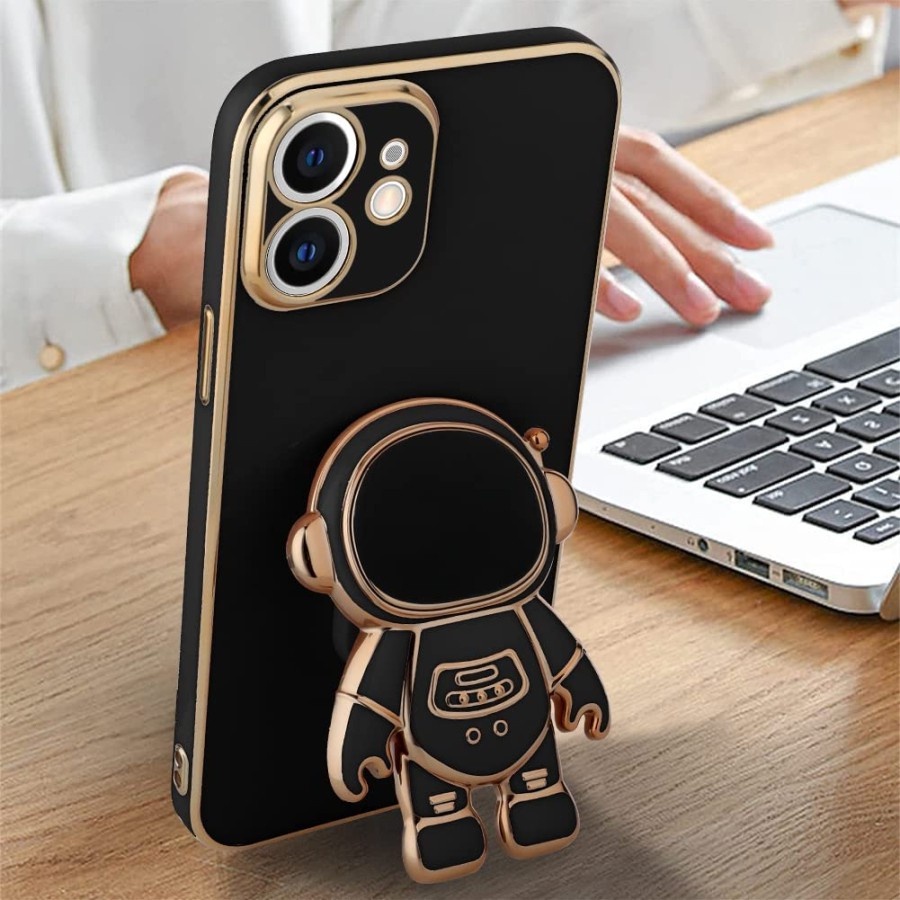 Case Iphone 11 Astronot Stand Premium Softcase
