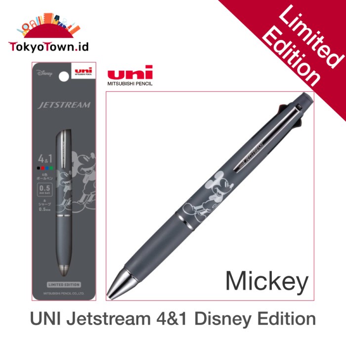 

Uni Ball Jetstream Disney Edition Multi Pen 4&1 - Mickey