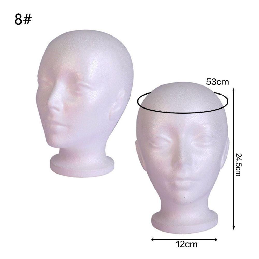 TOP Display Wig Model Kepala Model Kepala Wanita Dummy Foam Wig Head