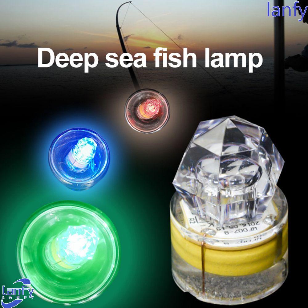Lanfy Lampu Pancing LED Deep Drop Fishing Tackle Umpan Alat Umpan Luminous Lure LED Fish Lamp Alat Pancing Fishing Lure Light