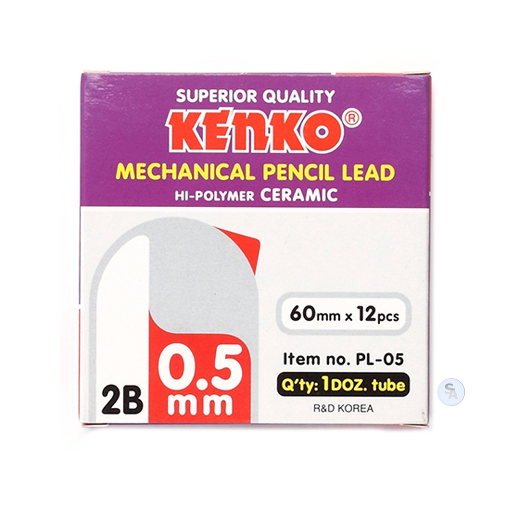 

KENKO - Mechanical Pencil Lead PL-05 Isi Pensil Mekanik 2B - Tube