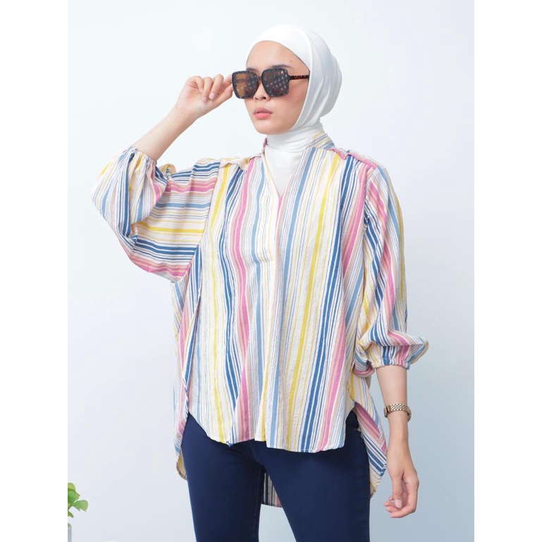 Blouse Candy Stripe Oversize - 2301.01.028