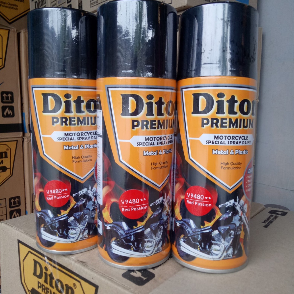 Pilox Pilok Diton premium Red Passione V9480 9480 400cc pilok vespa cat semprot diton premium