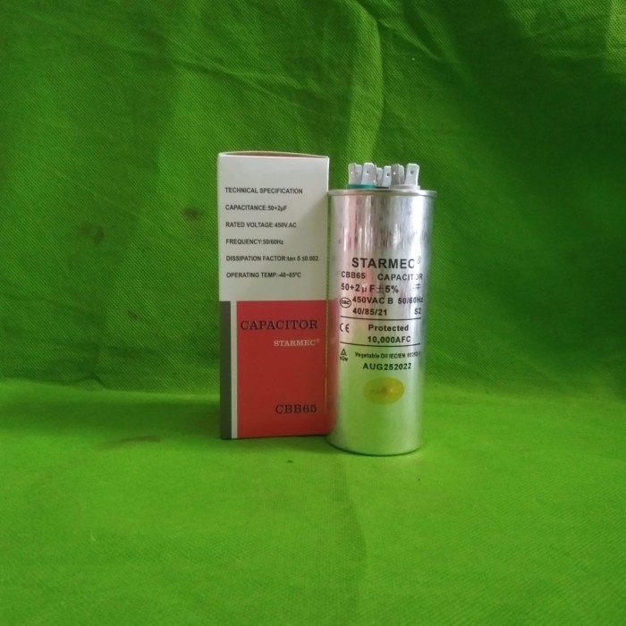 Capaitor Daubel AC 50 + 2uf Panasonik Daikin Sharp LG Samsung MFD27