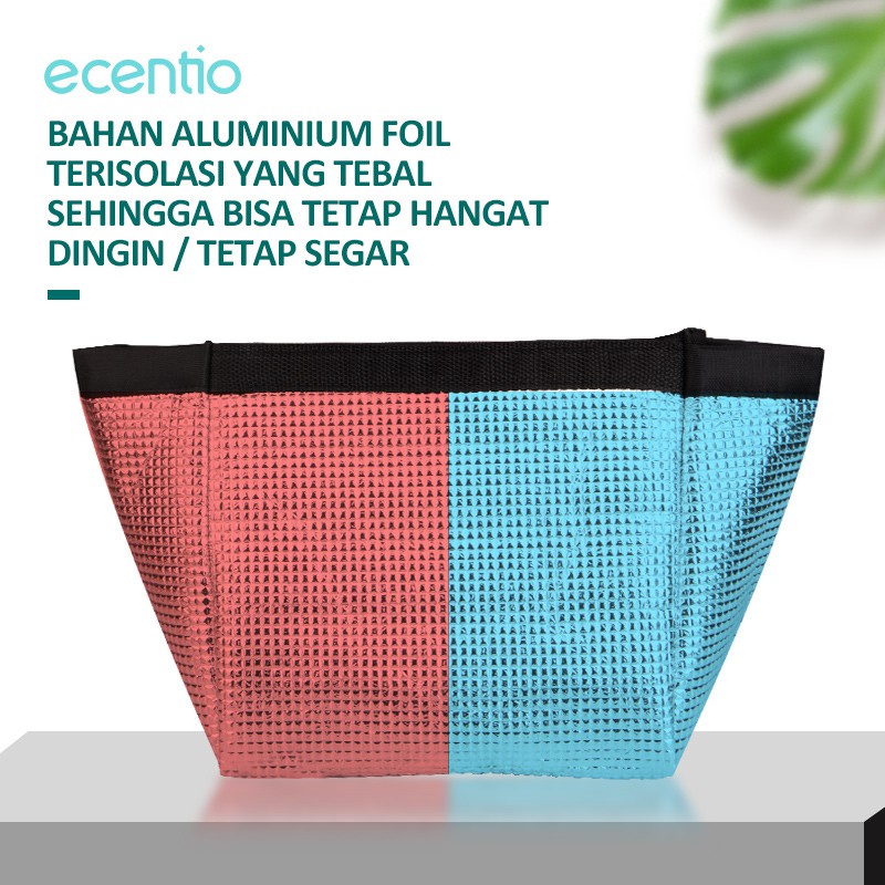 ecentio Lunch Bag Tas Bekal Tas Tote Cooler /Portable Kotak Makan lunch bag/tas/penyimpan suhu panas