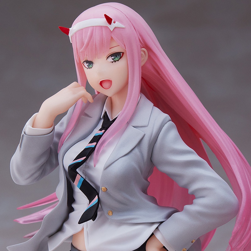 Darling in the FranXX Anime Figure02 ZERO TWO Kawaii Model Lucu Berdiri Baru 18CM PVC Statis Mainan Dekorasi Boneka