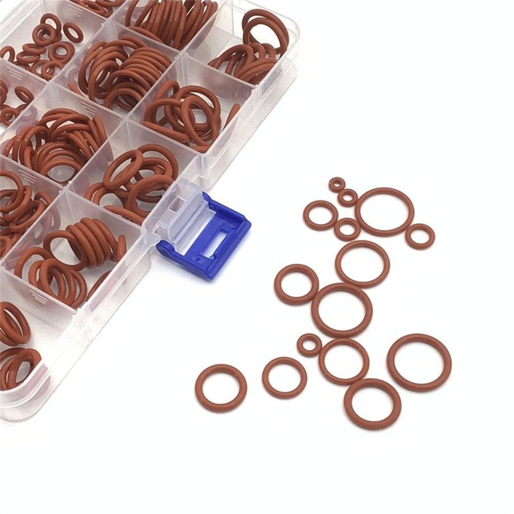 TOP 225pcs O-Ring 15ukuran Sealing Gasket Tekanan Tinggi Set Sealing Gasket O-Ring