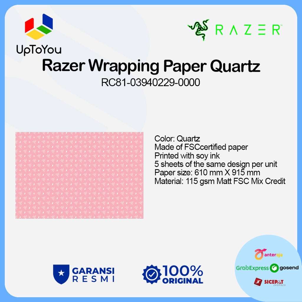 

Razer Acc Wrapping Paper Quartz