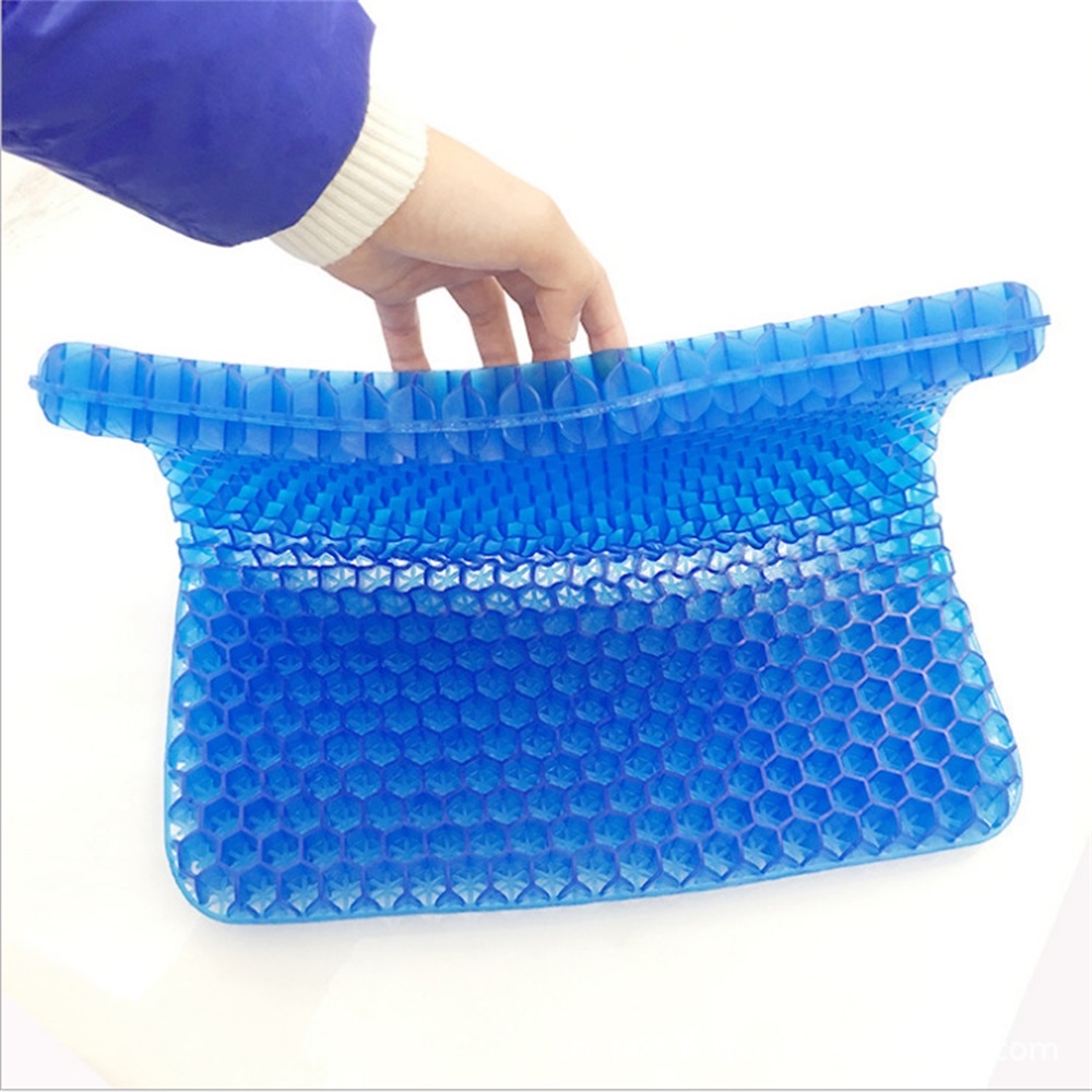 Bantal Dingin Mobil Jepang Honeycomb Gel Soft Office Car Cushion Cool Breathable Cushion In Summer