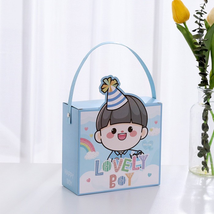 

LOVELY Paper Bag Kantong Kertas Ultah Souvenir Anak Goodie Bag - Medium LovBoy