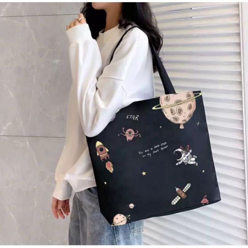 TOTE BAG FASHION KOREA SABLON CANTIK