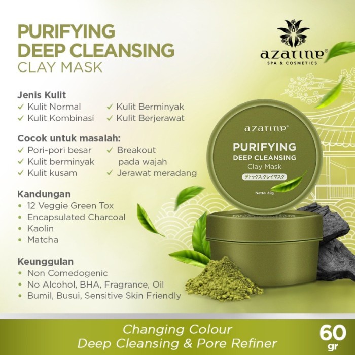 Azarine Purifying Deep Cleansing Clay Mask 60g