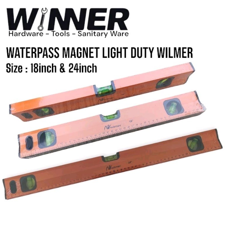 Waterpass Aluminium Magnet 18, 24inch WILMER