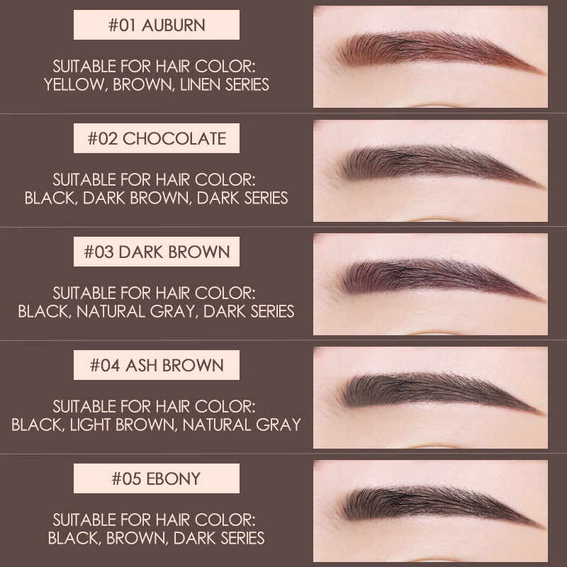 FOCALLURE Waterproof Eyebrow Gel Alis Cream-kosmetik Mata