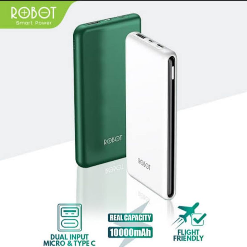 Powerbank 10.000mAh dual input/output RT-180by ROBOT.