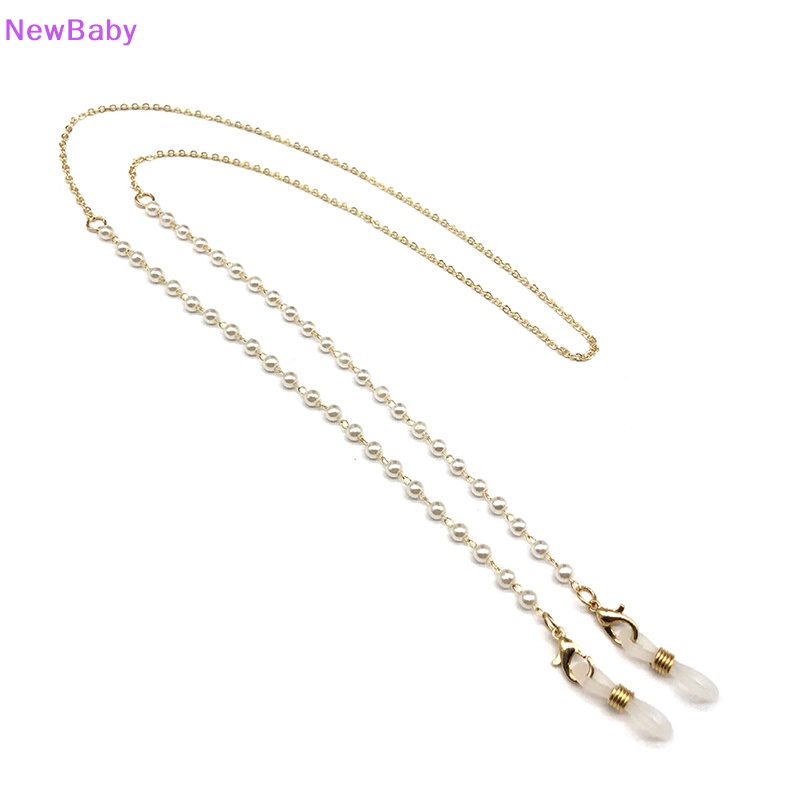 Newbaby Fashion Ladies Sunglasses Chain Rantai Mutiara Tahan Jatuh Rantai Tali Kacamata ID