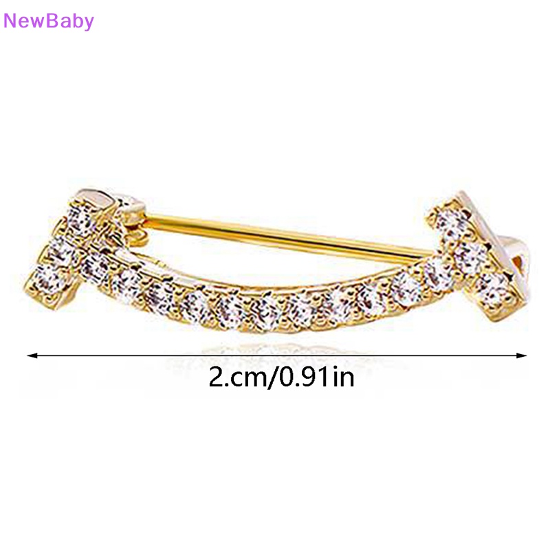 Newbaby Kepribadian Wajah Logam Bros Anti Ekspos V-neck Gesper Aksesoris Serbaguna Kecil Bros Pin Mantel Kancing Ornamen ID