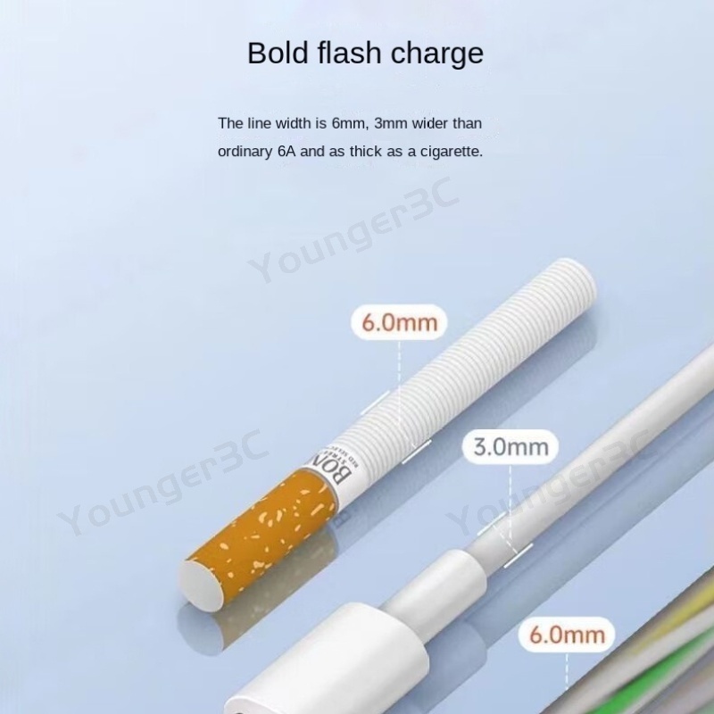 120w Kabel Pengisian Cepat Transparan Cairan Zinc Alloy Tipe C Cable Charger USB 6A Kabel Data Lampu Indikator