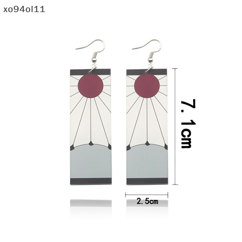 Xo Anting Tetes Terompet Anime Akrilik Demon Slayer Blade of Ghost Earings OL