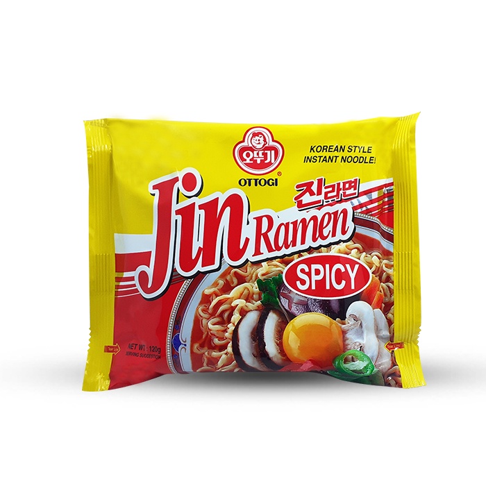 

Ottogi Jin Ramen Spicy 120g