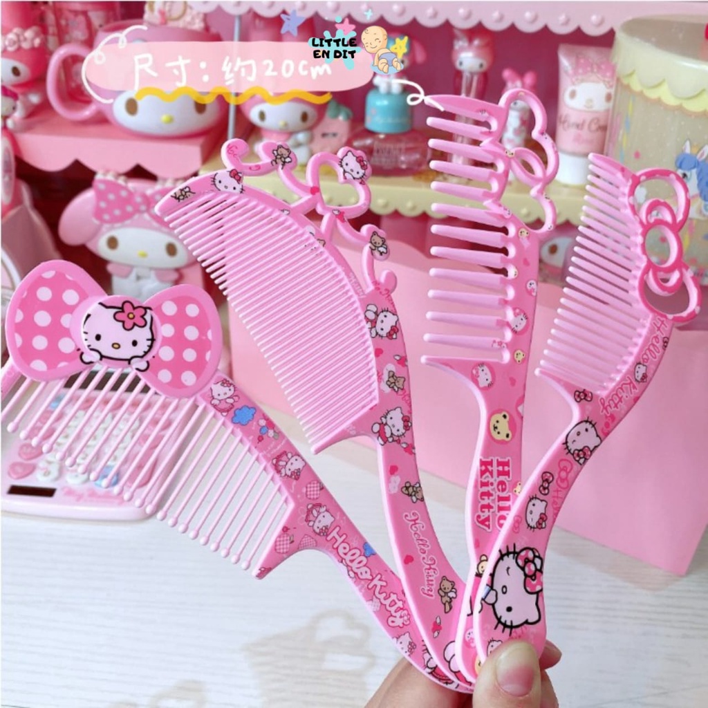 Poohstation Sisir Rambut Karakter Hello Kitty