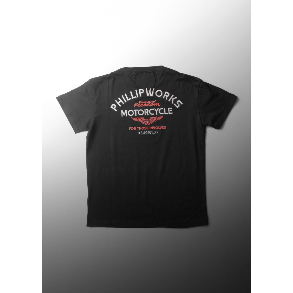 Phillipworks Invorved Black Tee Shirt / T-Shirt BuyMax / Phillip Works / Kaos PhillipWorks