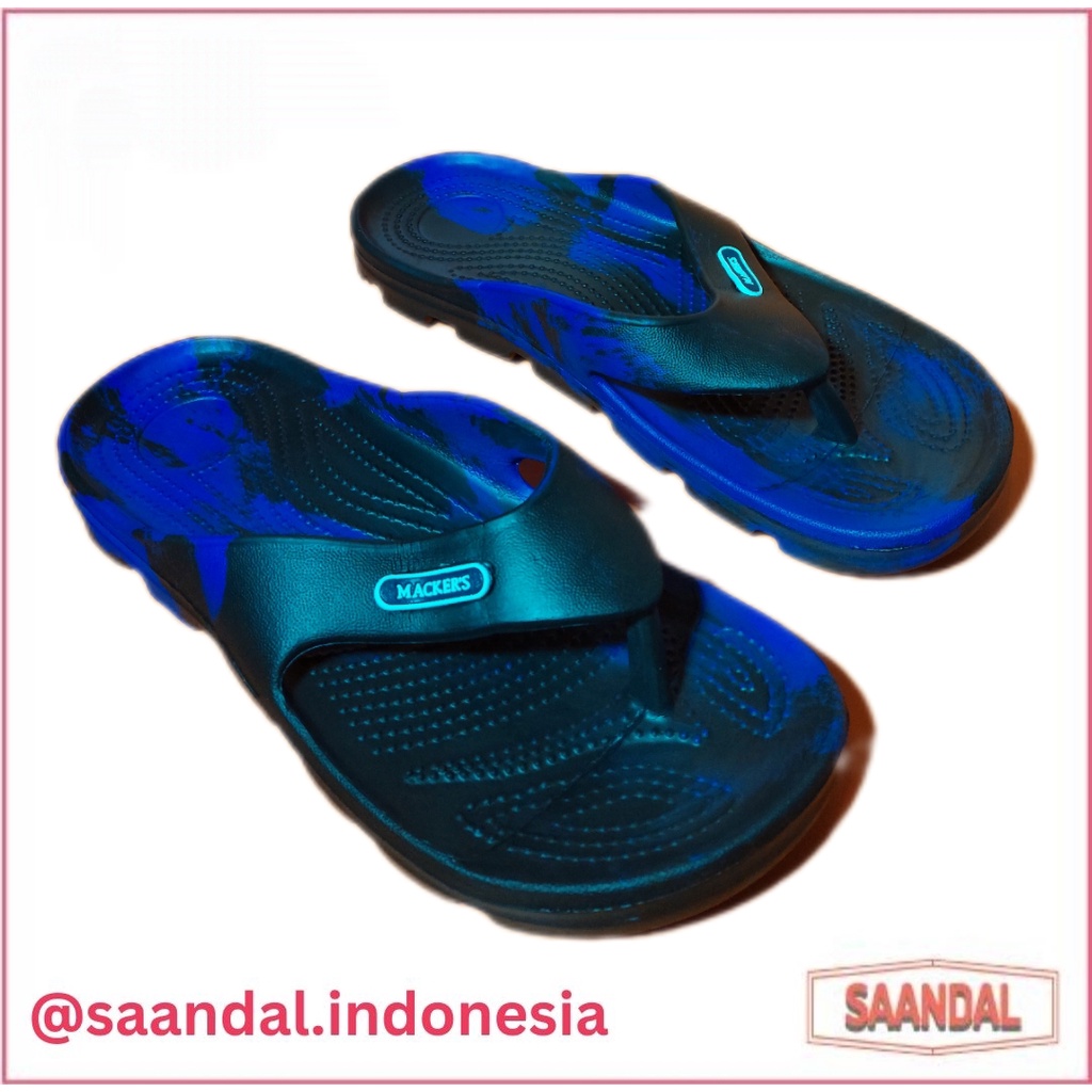 Sandal Jepit Karet Pria Mackers Army Camoflauge EVA Ringan